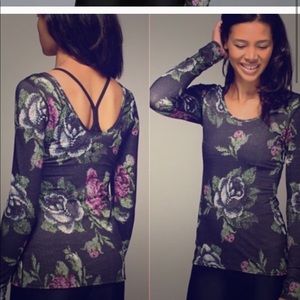Lululemon flower long sleeve
